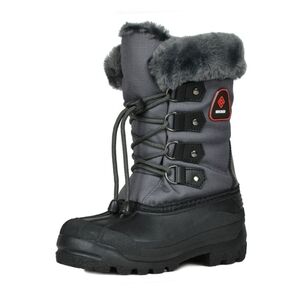 DREAM PAIRS Kids Boys Girls Winter Snow Boots Waterproof Insulated Outdoor Snow